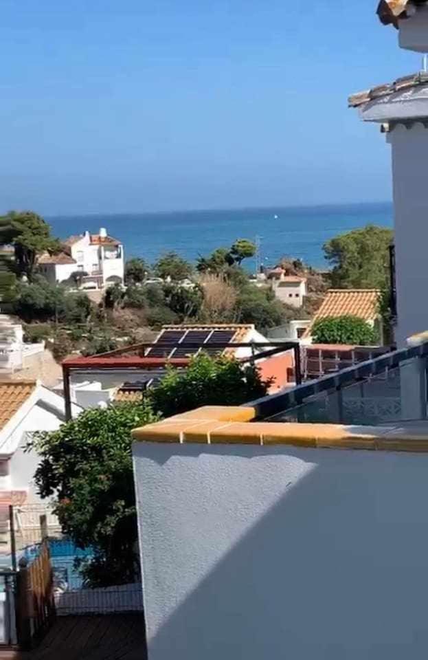La Villa Escondida 1 Precioso Estudio Vista Al Mar Малага Экстерьер фото